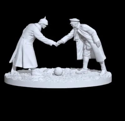 Ww1 Christmas Truce Memorial  Soldier 1/35th Resin Printed • £20