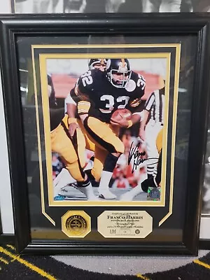 Franco Harris Pittsburgh Steelers Autographed Signed Highland Mint #14/72 Coa • $229.99