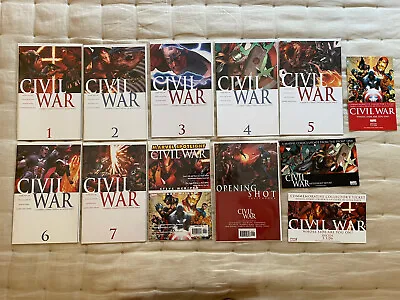 Marvel CIVIL WAR: Complete 2006 Series + Promo Materials (9 Comics) • $50