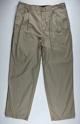 RALPH LAUREN CHAPS Chino Trousers W34 -L30  Men`s Relaxed Fit Beige • £8