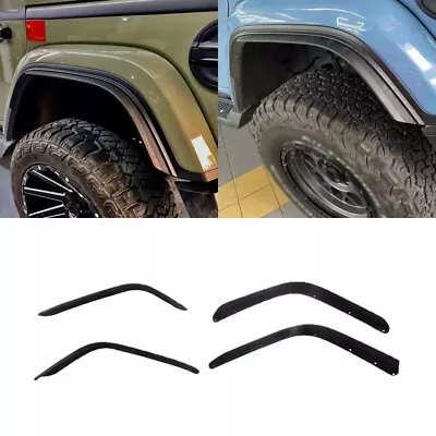 Front Rear Car Fender Flares Extension For Jeep Wrangler JL 2018+ Fit Low Fender • $168.59