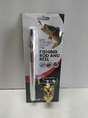Mini Portable Pocket Pen Fishing Rod Reel Stealth Angel NEW • $19.99