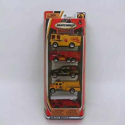 2003 Matchbox Hero City #7 5 Pack 1:64 Scale Diecast Cars NIB • $20