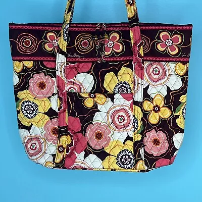 Vera Bradley  ButterCup Pattern Floral   Large Vera Tote Bag NWT MSRP $80￼ • $40.76