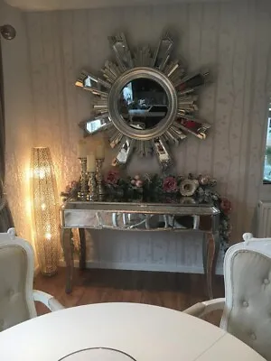 £250 • Buy Out There Interiors Silver Trimmed Venetian Console Table