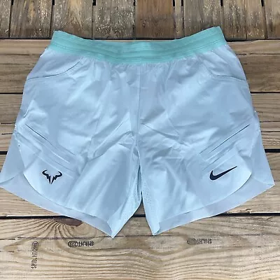 Nike Court Dri-FIT Advantage Rafa Nadal Men's 7  Tennis Shorts DV2881 346 Size L • $55