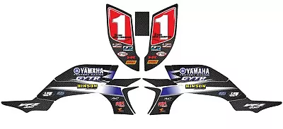 Graphic Kit For 2003-2008 Yamaha YFZ450 YFZ 450 ATV Decals Stickers Carbon Look • $153.82