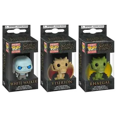 Funko Pocket Pop Vinyl Figure Game Of Thrones Keyring Keychain Dragon Walker • £6.49