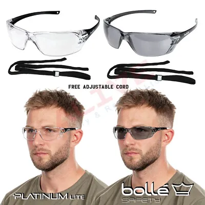 Bolle PRISM Safety Glasses Cycling Sports Spectacles Anti-Scratch Anti-Fog Lens • £7.19