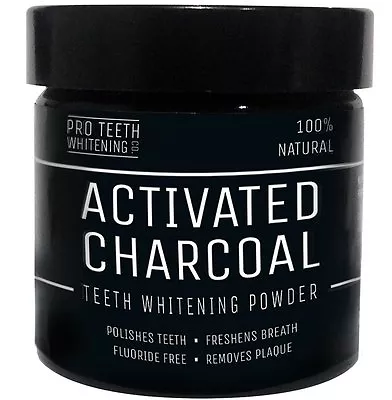 Activated Charcoal Teeth Whitening Powder By Procoal - 100% Natural Charcoal • £11.03