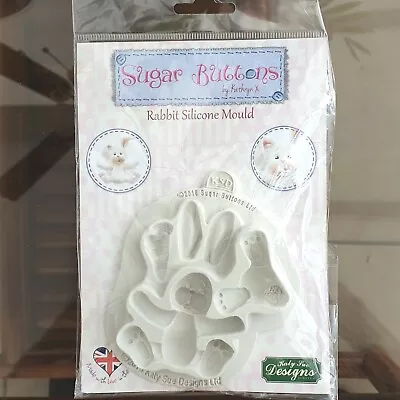 Katy Sue  Rabbit  Silicone Mould - Sugar Buttons  • £9.99