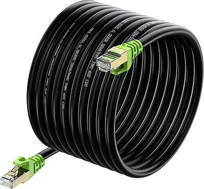 Outdoor Cat 7 Ethernet Cable 250Ft 26AWG Heavy-Duty Cat7 Networking Cord Patch • $99