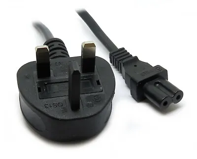 £6.09 • Buy 5M Metre Figure Of 8 Mains Cable / Power UK Lead Plug Cord IEC C7 PS3 PS Vita
