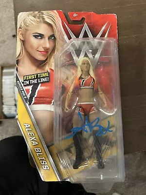 Alexa Bliss Signed Wwe  Figure Series 68 B • $50