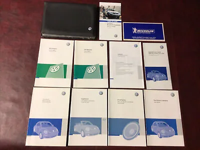 2007 07 Vw Volkswagen Beetle Convertible Owners Manual Books Ref Maint Case All • $119.75