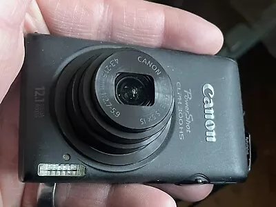 Canon PowerShot ELPH 300 HS / IXUS 220 HS 12.1MP Digital Camera - Black • $250