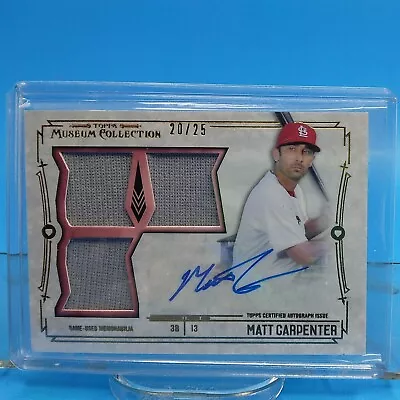 2015 Topps Museum Collection 20/25 Matt Carpenter #SST-MC Auto • $49.99