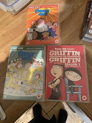 3 Family Guy DVDs  • £0.99