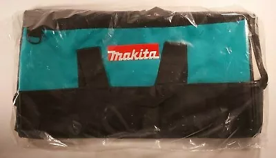 New Makita Canvas Tool Bag Contractor Bag Heavy Duty 21  X 12  Blue Zipper Top • $22.99