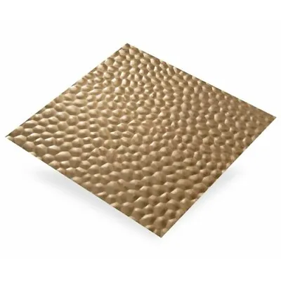 Embossed Textured Aluminium Sheet (Hammered Copper Effect) 500MM 1000MM Sizes • £34.49