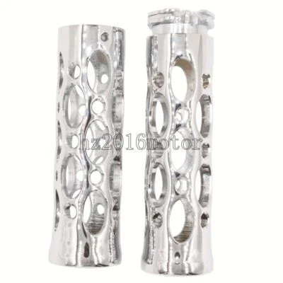 $28.28 • Buy 1  Chrome Handlebar Hand Grips For Yamaha V Star XVS 1100 1300 650 950 Classic