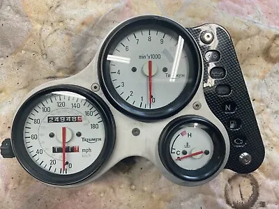 1996 Triumph Speed Triple T509 Speedo Revs Clocks… • $189.49