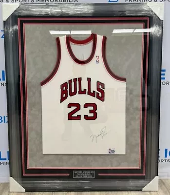 Michael Jordan Signed Autographed Rookie Chicago Bulls Jersey Beckett Framed • $7999.99