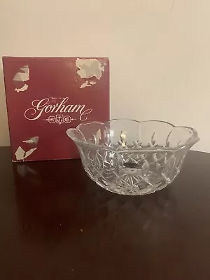 Gorham King Edward Crystal Scalloped Bowl Germany- Style No. C489GBP • $12.99