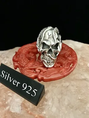 Silver Skull With Octopus Ring  • £85