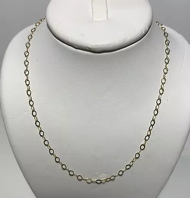 VINTAGE OLD Estate SOLID 14K Yellow Gold Women’s Necklace 32” .. 5 DAY AUCTION!! • $80