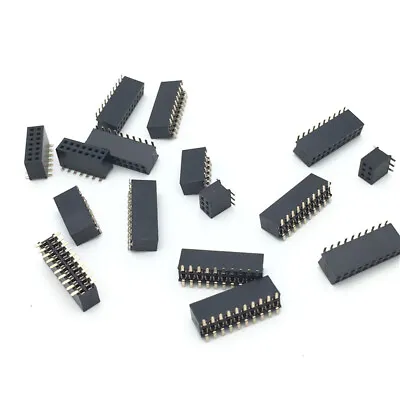 1.27MM Pitch 2×2-40 Pin SMD SMT Double Row Female Socket Female Header Connector • $2.75