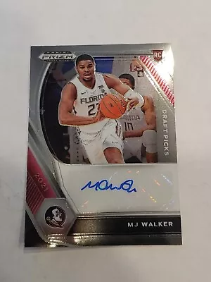 2021 Panini Prizm Draft Picks MJ Walker RC Rookie Autograph DP-MJW • $2.69