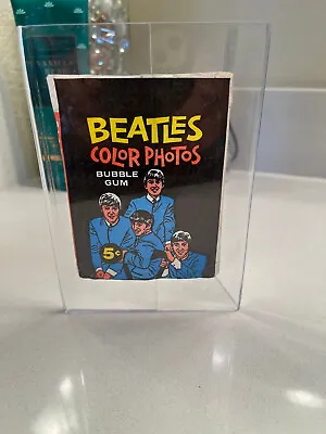 Beatles 1964 Color Photos Cards Gum Wrapper Topps W/ New Stand-up Display!** • $10.95