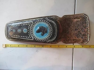 Vintage Kid's Size Cowboy Gun Holster 1960s Black • $13