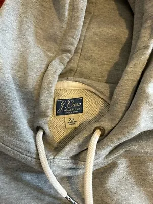 Pre Owned Men's Hoodie Sweatshirt - J Crew Vintage Fleece - Grey - XS • $20