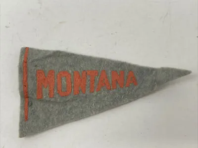 1930s Montana University Red Ball Gum Mini Felt Pennant Vintage Grizzlies • $24.99