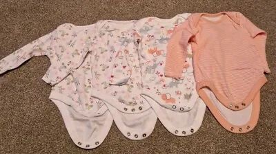 Girls Long Sleeved Vest Bundle 3-6months • £3