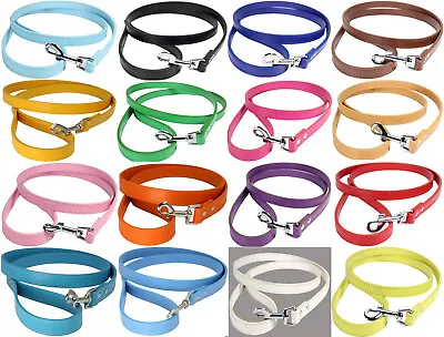 Vibrant Leather Dog Lead For Puppy Dog Lead For Small Medium & Large Pet Leash • £6.75
