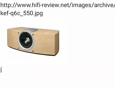 KEF Q6C Centre Speaker (Maple Finish) • £130