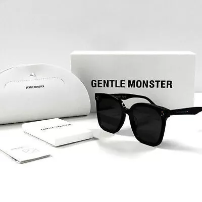 $85 • Buy NEW Gentle Monster HER 01 Black Frame Large Square  Sunglasses