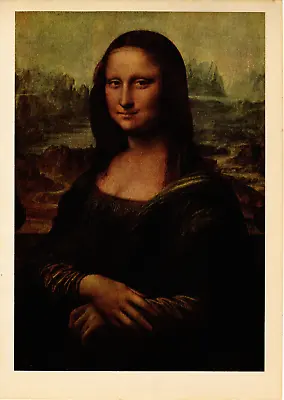 1939 VINTAGE PRINT Painting Mona Lisa Leonardo Da Vinci Renaissance Art • $24.88