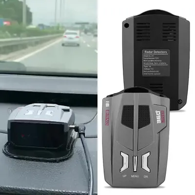 $16.49 • Buy Car 16 Band 360° Anti-Police GPS Camera Laser Radar Detector Voice Alert - Gray