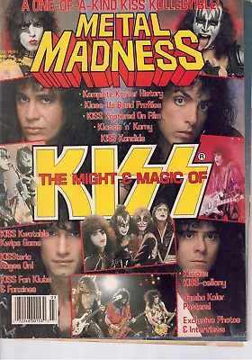 Metal Madness - The Might & Magic Of Kiss Magazine November 1989 • $199