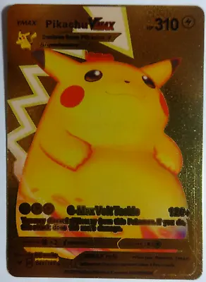 $0.99 • Buy Pokémon Pikachu Vmax Gold Foil - 044/185