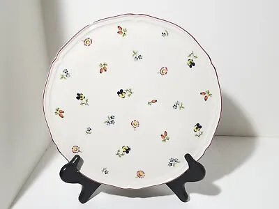 Villeroy Boch Petite Fleur Cake Plate Round Floral Serving Tray  • $39.99