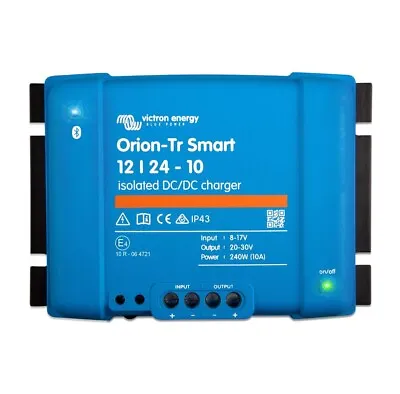 Victron Orion Smart DC-DC 3-Stage Battery Charger 12V To 24V 10A Isolated Energy • £149.99