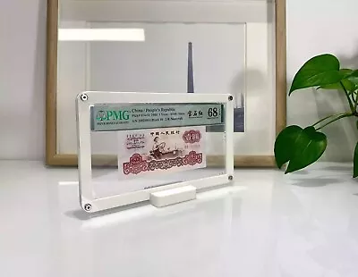 Display Frame Show Case With Stand For PMG Banknotes Small Size Holder • $24.99