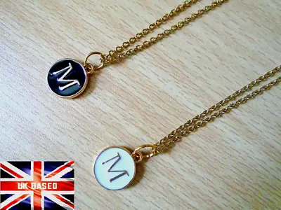 £3.39 • Buy Gold Stainless Steel Chain Initial 26 Letters Pendant Necklace Personalized UK