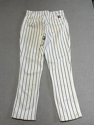 Vintage Wilson Baseball Pants Men's Medium 34 White Black Pinstripe Made In USA • $15.88