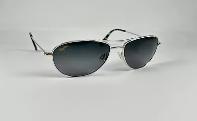 Maui Jim Baby Beach MJ245-17 Silver Polarized Sunglasses • $59.95